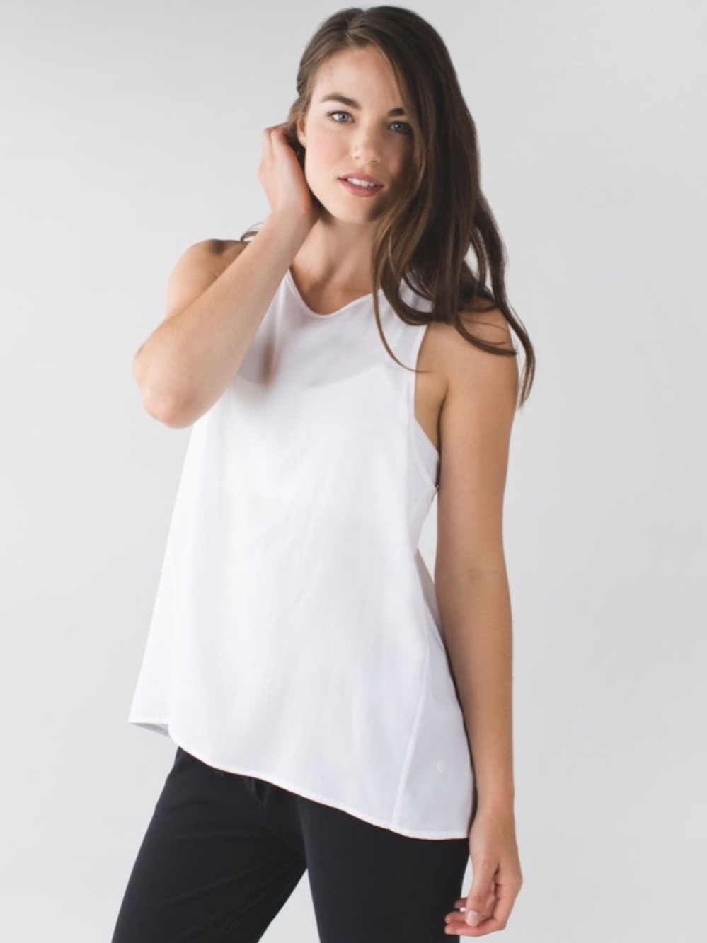 Lululemon All Tied Up White Tank
